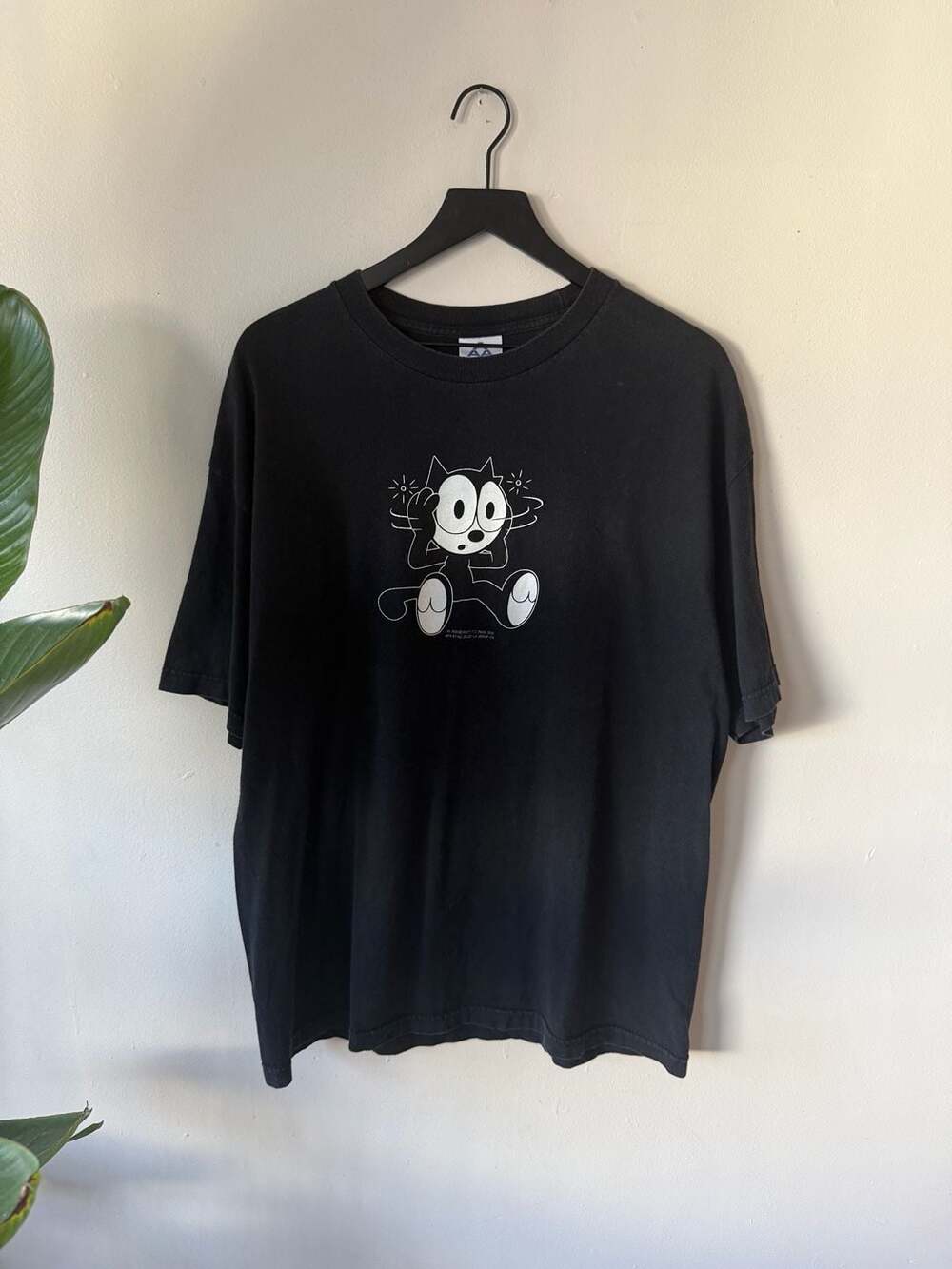 Alstyle Apparel Felix The Cat T-Shirt Size XL Black Vintage 2001 Graphic